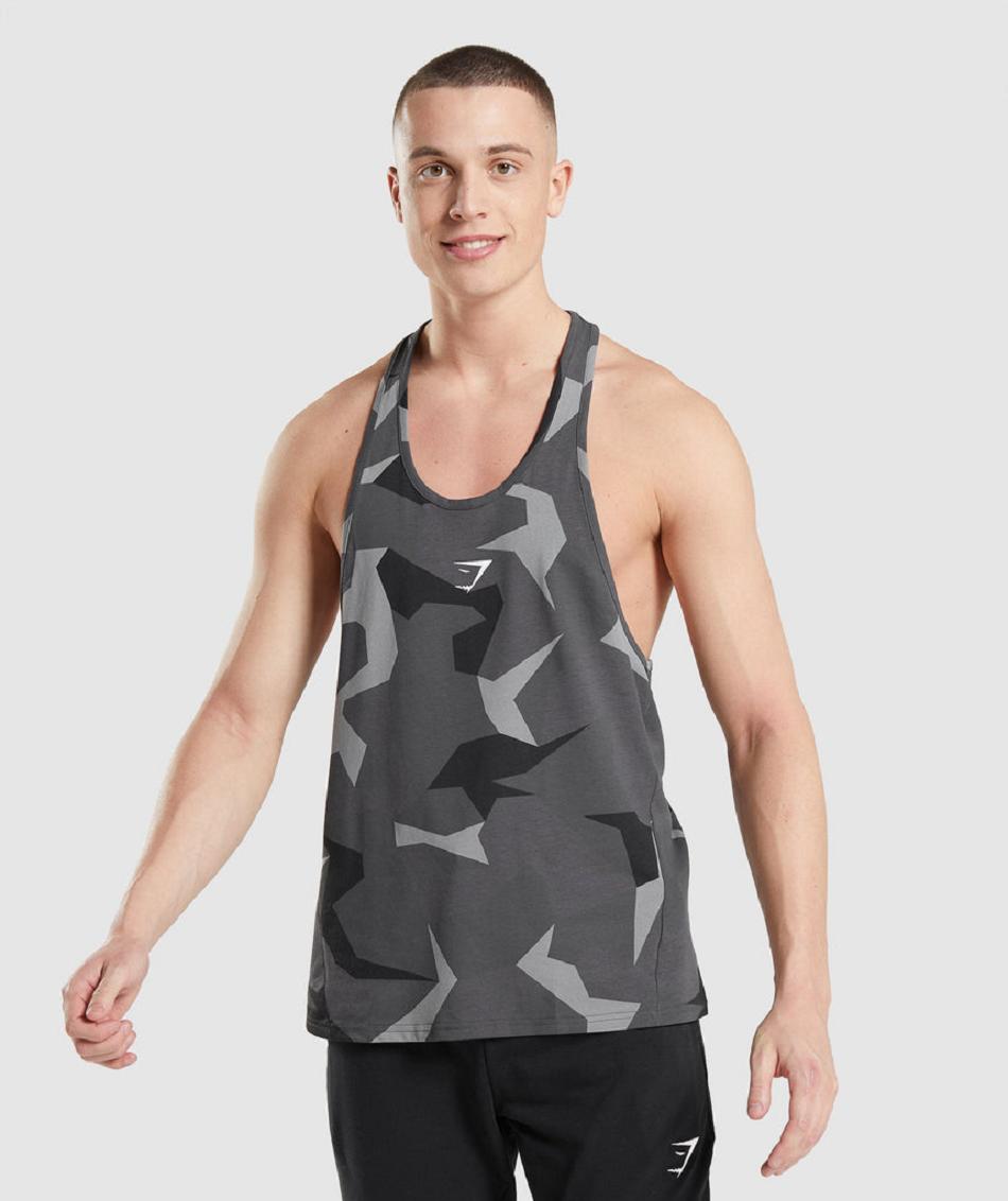 Stringers Gymshark Critical Hombre Negras | CO 3592KOR